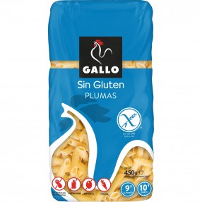 GALLO Plumas Sin Gluten paquete 500 grs